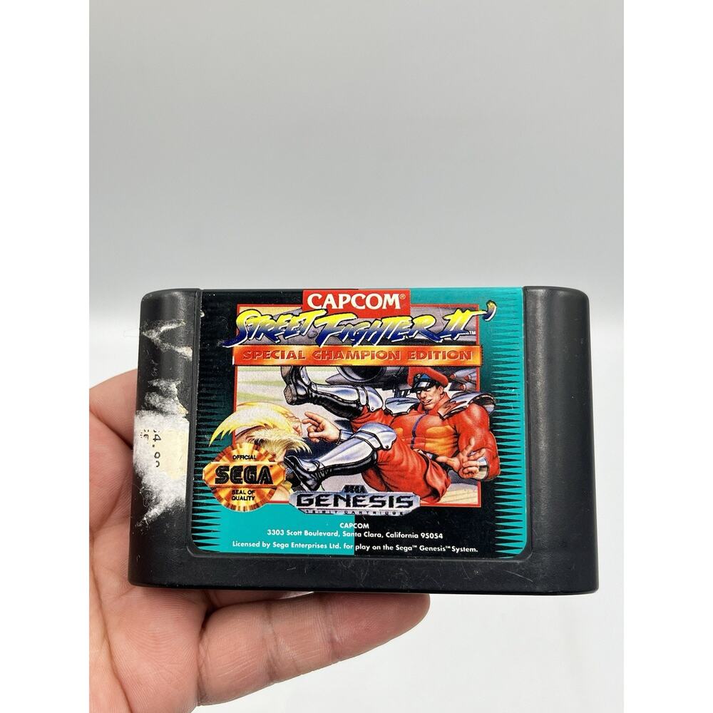 Street Fighter 2 Special Champion Edition Sega Genesis Game Cartridge Only Retro